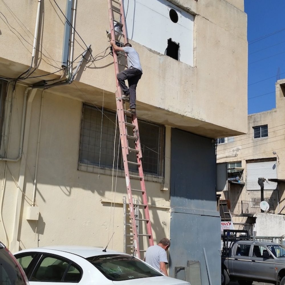 עבודות אינסטלציה בגובה